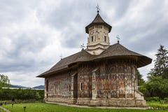 Den ortodoxa kloster av Moldovita, Bucovina, Rumänien arkivfoto Den ortodoxa kloster av Moldovita, Bucovina, Rumänien arkivfoto