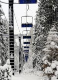 den tomma elevatorn skidar Royaltyfri Fotografi den tomma elevatorn skidar Royaltyfri Fotografi