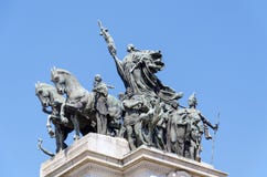 Denkmal zur Unabhängigkeit von Brasilien lizenzfreies stockbild Denkmal zur Unabhängigkeit von Brasilien lizenzfreies stockbild
