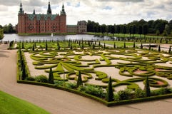 denmark frederick uprawia ogródek slott zdjęcie stock denmark frederick uprawia ogródek slott zdjęcie stock
