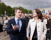 Denmark Prince Frederik and Princess Mary visit Poland Stock Photos Denmark Prince Frederik and Princess Mary visit Poland Stock Photos