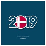 2019 Denmark Typography, Happy New Year Background. This Vector EPS 10 illustration is best for print media, web design, application design user interface and vector illustration 2019 Denmark Typography, Happy New Year Background. This Vector EPS 10 illustration is best for print media, web design, application design user interface and vector illustration