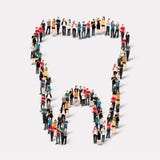 Dent de forme de personnes dentaire illustration stock Dent de forme de personnes dentaire illustration stock