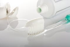 Dental Care Products Royalty Free Stock Photo