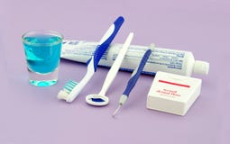 Dental Health Tools Royalty Free Stock Image Dental Health Tools Royalty Free Stock Image