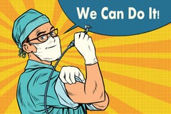 Dentist we can do it royalty free illustration Dentist we can do it royalty free illustration