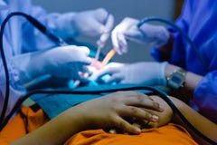 Dentist common operation of cleaning boy mouth royalty free stock images Dentist common operation of cleaning boy mouth royalty free stock images
