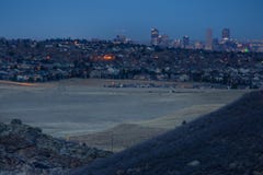 Denver From The Foothills imagens de stock royalty free Denver From The Foothills imagens de stock royalty free