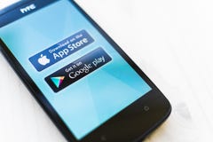 Deposito di App contro il gioco di Google fotografia stock libera da diritti Deposito di App contro il gioco di Google fotografia stock libera da diritti