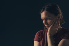 Depressed sad woman stock photography Depressed sad woman stock photography