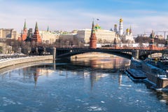 Der erkennbarste Moskau-Panoramablick Russland lizenzfreie stockfotografie Der erkennbarste Moskau-Panoramablick Russland lizenzfreie stockfotografie