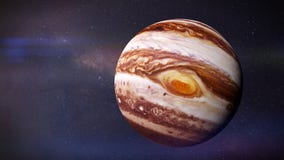 Der Planet Jupiter und die Sterne der Wiedergabe der Galaxie 3d, Elemente dieses Bildes werden von der NASA versorgt lizenzfreie abbildung Der Planet Jupiter und die Sterne der Wiedergabe der Galaxie 3d, Elemente dieses Bildes werden von der NASA versorgt lizenzfreie abbildung