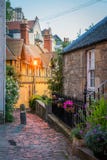 Der szenische Dekan Village am Abend, in Edinburgh, Schottland lizenzfreies stockfoto Der szenische Dekan Village am Abend, in Edinburgh, Schottland lizenzfreies stockfoto