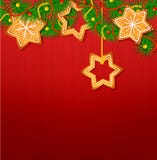 Der Weihnachtsvektorhintergrund stock abbildung Der Weihnachtsvektorhintergrund stock abbildung