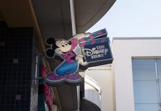 Derby, Derbyshire, UK: October 2018: The Disney Store sign royalty free stock images Derby, Derbyshire, UK: October 2018: The Disney Store sign royalty free stock images