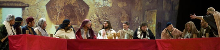 Dernier dîner de Jésus images libres de droits Dernier dîner de Jésus images libres de droits
