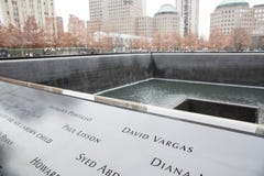 9/11 descripción conmemorativa Fotografía de archivo libre de regalías