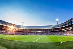 Descripción de Stadium de Kuip Feyenoord foto de archivo Descripción de Stadium de Kuip Feyenoord foto de archivo