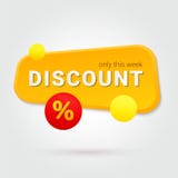Descuento del oro solamente esta semana Oferta especial libre illustration Descuento del oro solamente esta semana Oferta especial libre illustration