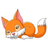 Desenhos animados do sono do Fox ilustração do vetor Desenhos animados do sono do Fox ilustração do vetor