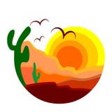 Desert stock illustration Desert stock illustration