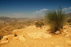 Deserted Landscape In Northern Kurdistan, Royalty Free Stock Images