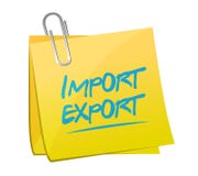 design för illustration för import- och exportminneslistastolpe royaltyfria bilder design för illustration för import- och exportminneslistastolpe royaltyfria bilder