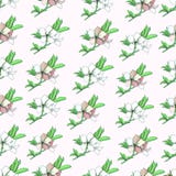 Floral background of delicate watercolor flowers. vector illustration Floral background of delicate watercolor flowers. vector illustration