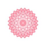 Red mandala decorative ornament round royalty free illustration Red mandala decorative ornament round royalty free illustration