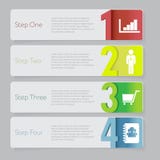 Design number banners template graphic or website layout royalty free illustration Design number banners template graphic or website layout royalty free illustration