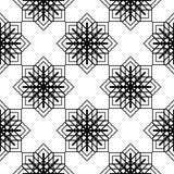 Design seamless monochrome snowflake pattern Stock Illustration Design seamless monochrome snowflake pattern Stock Illustration