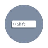 desloque o ícone do botão no estilo do crachá Um do ícone da coleção da Web pode ser usado para UI, UX ilustração royalty free desloque o ícone do botão no estilo do crachá Um do ícone da coleção da Web pode ser usado para UI, UX ilustração royalty free
