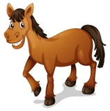 Dessin animé de cheval illustration de vecteur Dessin animé de cheval illustration de vecteur