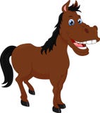 Dessin animé mignon de cheval Photo libre de droits Dessin animé mignon de cheval Photo libre de droits