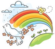 Dessin de ressort illustration stock Dessin de ressort illustration stock