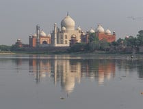 Det Taj Mahal komplexet av Agra, Indien arkivfoto Det Taj Mahal komplexet av Agra, Indien arkivfoto
