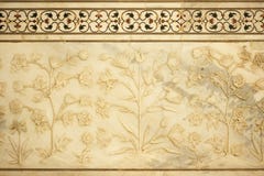 Detail At The Taj Mahal Royalty Free Stock Image