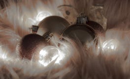 Macro detail of several christmas balls royalty free stock photography Macro detail of several christmas balls royalty free stock photography