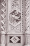 Detail On The Facade Doumo Cathedral Church, Florence Stock Photography