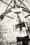 Detail photo of old tower windmill in Holic, black and white Royalty Free Stock Images Detail photo of old tower windmill in Holic, black and white Royalty Free Stock Images