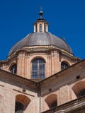 The Renaissance brick dome of the cathedral of Urbino, Italy. Royalty Free Stock Photo The Renaissance brick dome of the cathedral of Urbino, Italy. Royalty Free Stock Photo