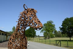 Detail of Sculpture of a Horse, Prague, Czech Republic, Europe Royalty Free Stock Photo Detail of Sculpture of a Horse, Prague, Czech Republic, Europe Royalty Free Stock Photo