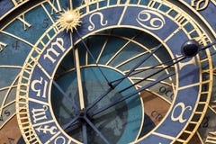 Detail van de Astronomische Klok van Praag (Orloj) in de Oude Stad van Praag stock foto's Detail van de Astronomische Klok van Praag (Orloj) in de Oude Stad van Praag stock foto's