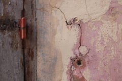 Detail of a wall with a closed purple door in goree island in senegal royalty free stock images Detail of a wall with a closed purple door in goree island in senegal royalty free stock images