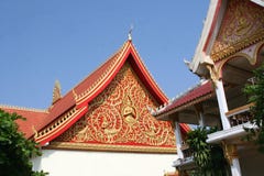 Details Of Buddhist Temple Wat Sisaket,Vientiane,Laos Stock Images