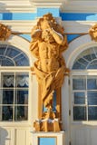 Detalhe de palácio de Catherine em Tsarskoe Selo pushkin St Petersburg Rússia fotografia de stock Detalhe de palácio de Catherine em Tsarskoe Selo pushkin St Petersburg Rússia fotografia de stock