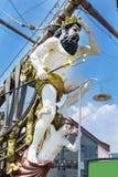 Detalle del barco pirata del galeón de Neptuno en Génova, Italia Fotos de archivo Detalle del barco pirata del galeón de Neptuno en Génova, Italia Fotos de archivo