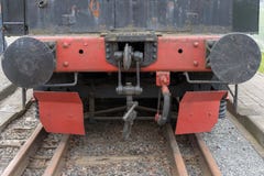 Detalles más grandes en la locomotora de vapor vieja Piezas pesadas del hierro Locomotora en piezas Primer foto de archivo libre de regalías Detalles más grandes en la locomotora de vapor vieja Piezas pesadas del hierro Locomotora en piezas Primer foto de archivo libre de regalías