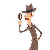 Detective Magnifying Glass Stock Illustrations – 5,431 Detective