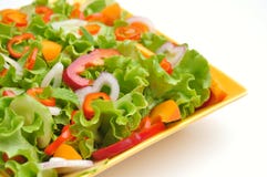 Detox food with veggie, raw salad royalty free stock photography Detox food with veggie, raw salad royalty free stock photography